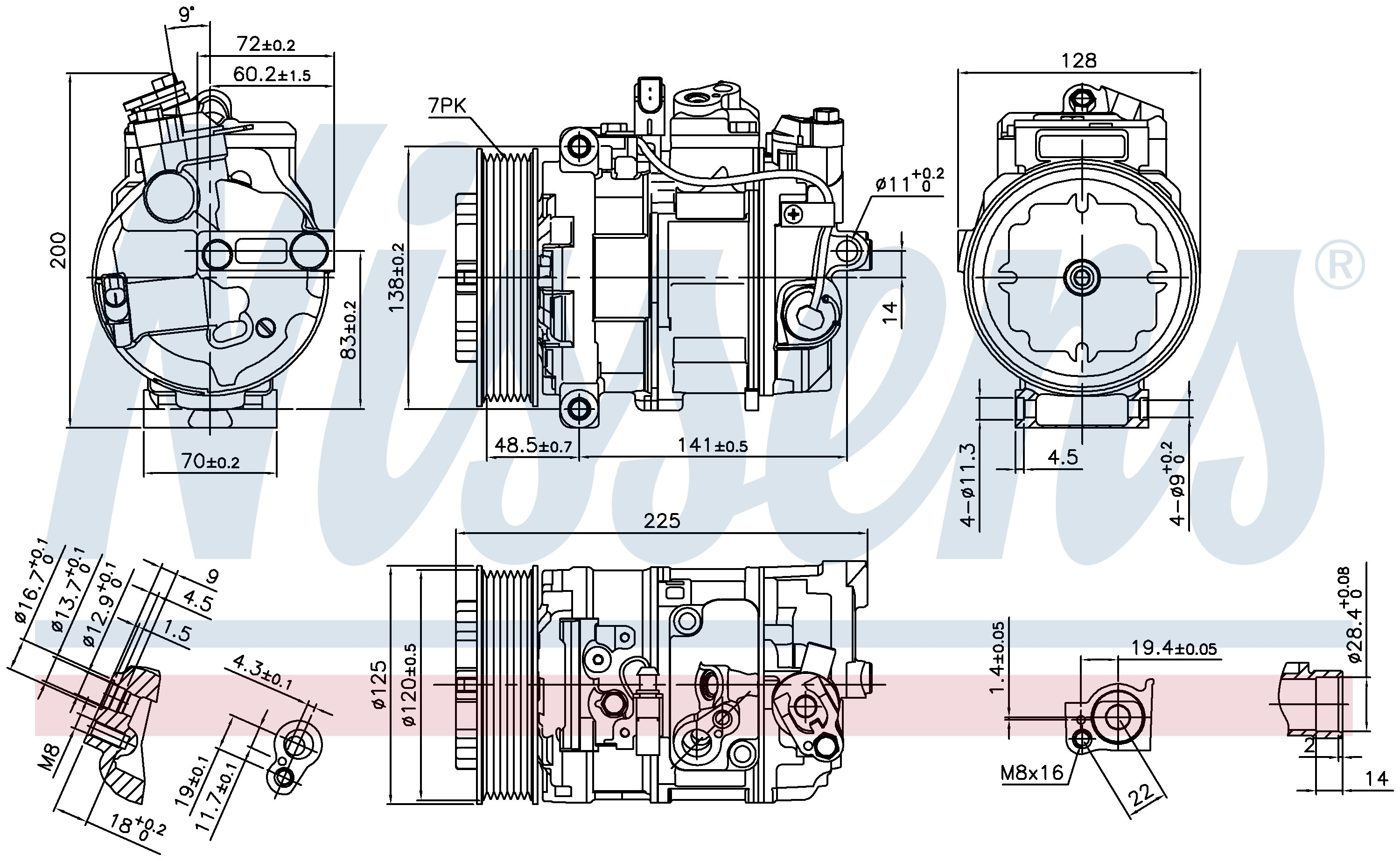 NISSENS 890294 – Compressor, Air Conditioning