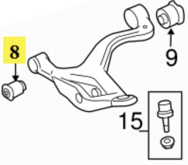 BGA BU4233 – Bush, Control Arm Mounting