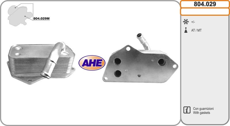 AHE 804.029 – Oil Cooler, Engine Oil