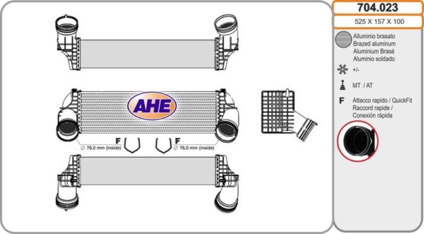 AHE 704.023 – Charge Air Cooler