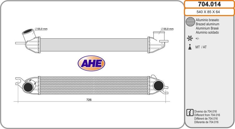 AHE 704.014 – Charge Air Cooler