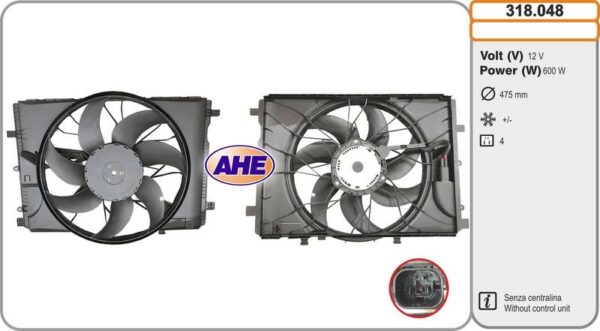 AHE 318.048 – Fan, engine cooling