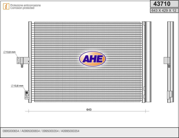 AHE 43710 – Condenser, Air Conditioning