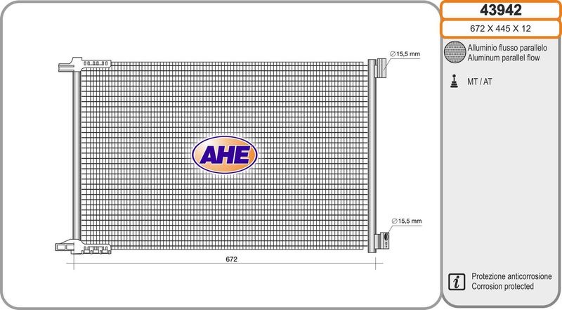 AHE 43942 – Condenser, Air Conditioning