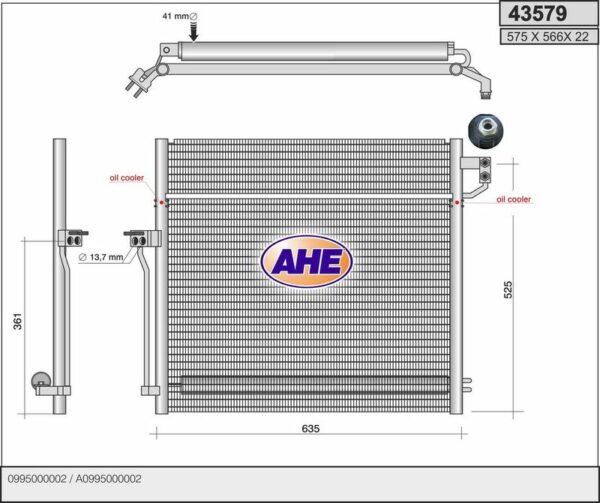 AHE 43579 – Condenser, Air Conditioning