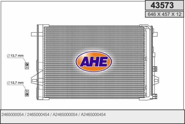 AHE 43573 – Condenser, Air Conditioning