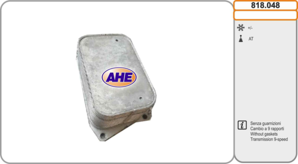 AHE 818.048 – Oil Cooler, Engine Oil