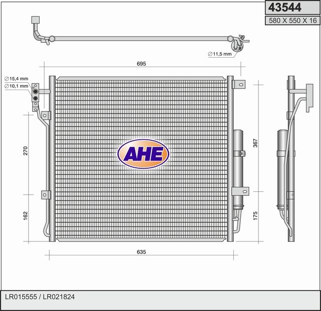 AHE 43544 – Condenser, Air Conditioning