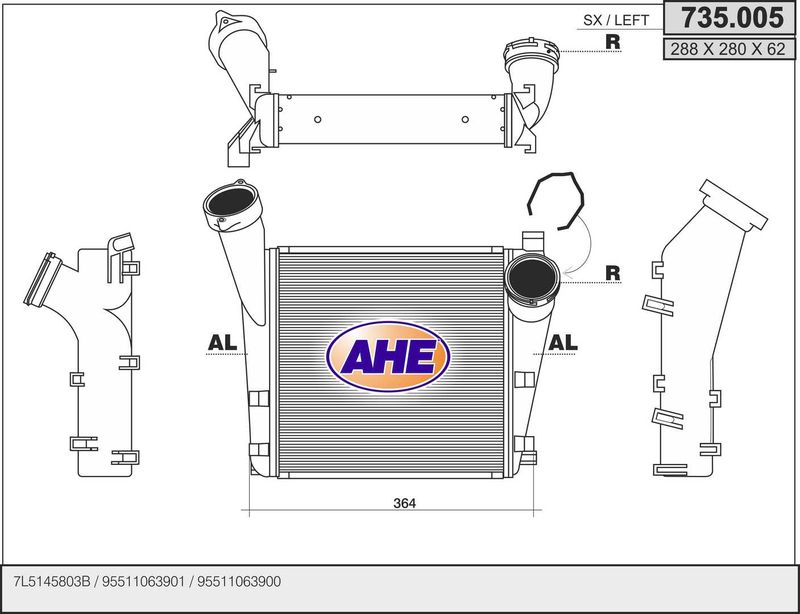 AHE 735.005 – Charge Air Cooler