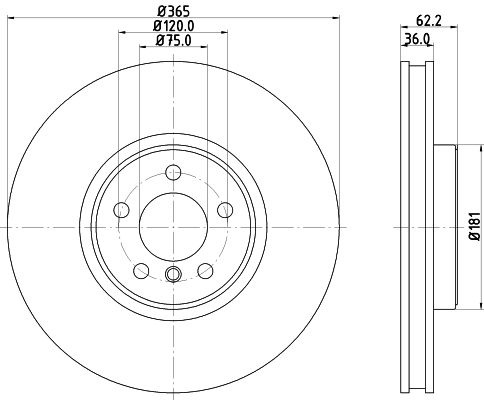 BORG and BECK BBD5824 – Brake Disc