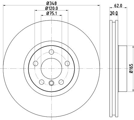 BORG & BECK BBD5823S – Brake Disc