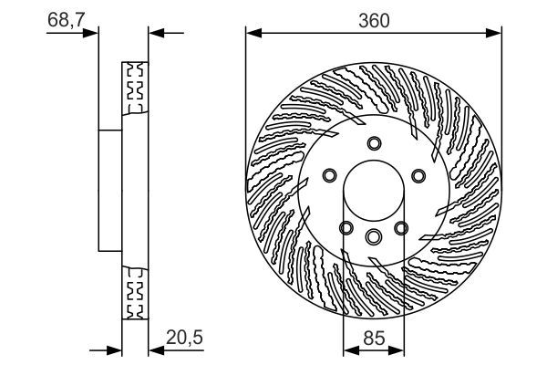 BORG and BECK BBD5995S – Brake Disc