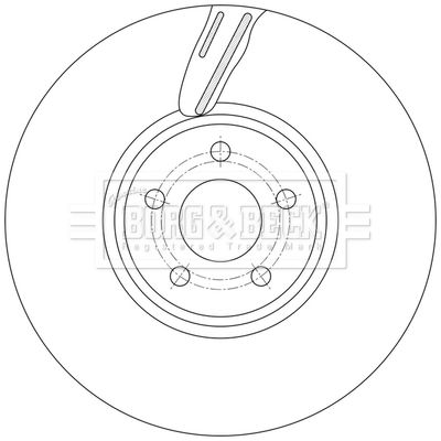 BORG and BECK BBD7018S – Brake Disc