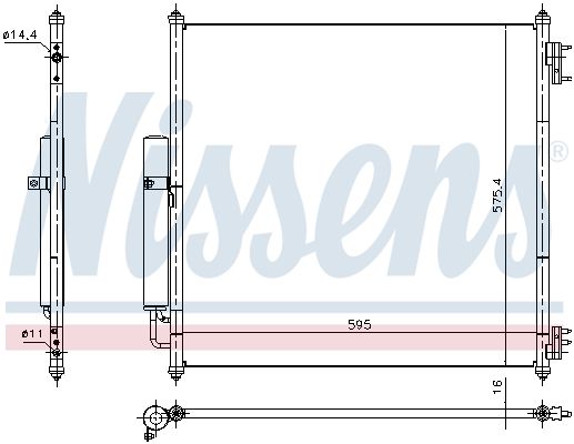 NISSENS 940408 – Condenser, Air Conditioning