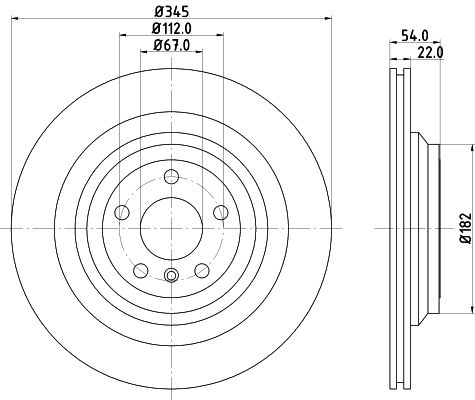 BORG and BECK BBD5495 – Brake Disc