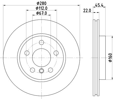 BORG & BECK BBD5425 – Brake Disc