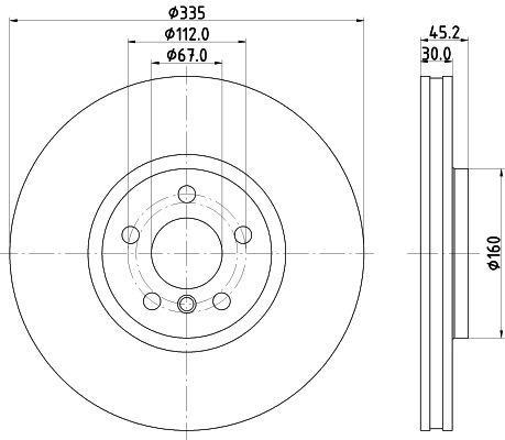 BORG & BECK BBD6195S – Brake Disc