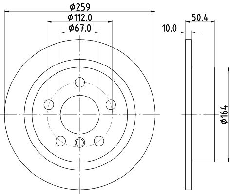 BORG and BECK BBD5426 – Brake Disc