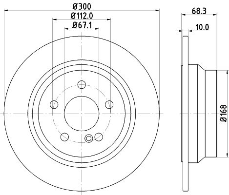 BORG and BECK BBD4354 – Brake Disc