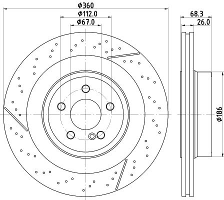 BORG and BECK BBD6132S – Brake Disc