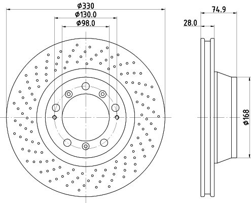 BORG & BECK BBD6047S – Brake Disc