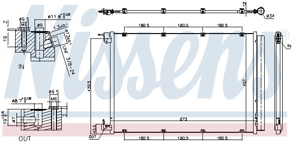 NISSENS 940432 – Condenser, Air Conditioning