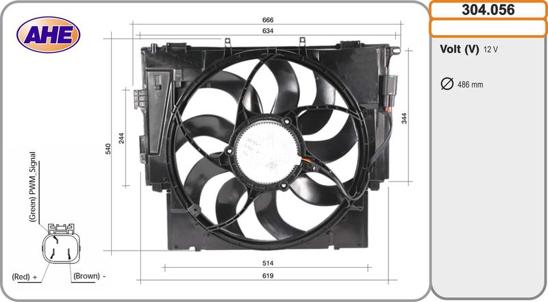 AHE 304.056 – Fan, engine cooling