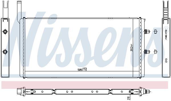 NISSENS 60835 – Radiator Auxiliary,  Engine Cooling