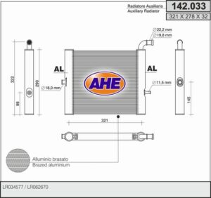 AHE 142.033 – Radiator Auxiliary, Engine Cooling