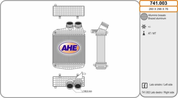 AHE 741.003 – Charge Air Cooler