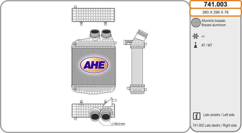 AHE 741.003 – Charge Air Cooler