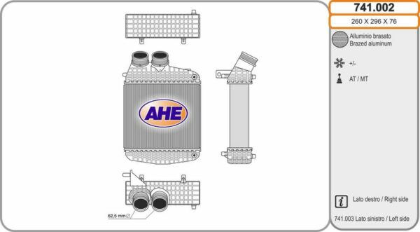 AHE 741.002 – Charge Air Cooler