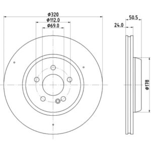 BORG & BECK BBD7034S – Brake Disc