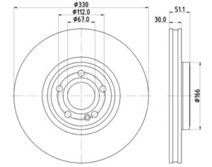 BORG & BECK BBD6250S – Brake Disc