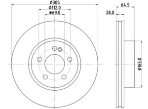 BORG & BECK BBD7020S – Brake Disc