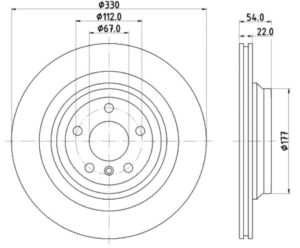 BORG & BECK BBD5558 – Brake Disc