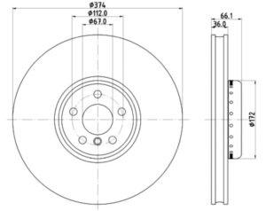 BORG & BECK BBD7032S – Brake Disc