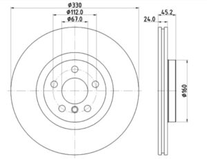 BORG & BECK BBD6072S – Brake Disc