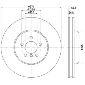 BORG & BECK BBD7028S – Brake Disc