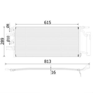 AHE 43771 – Condenser, air conditioning