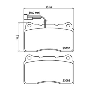 REMSA 0666.02 – Brake Pad Set, Disc Brake