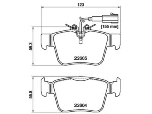 LPR 05P2071 – Brake Pad Set, Disc Brake