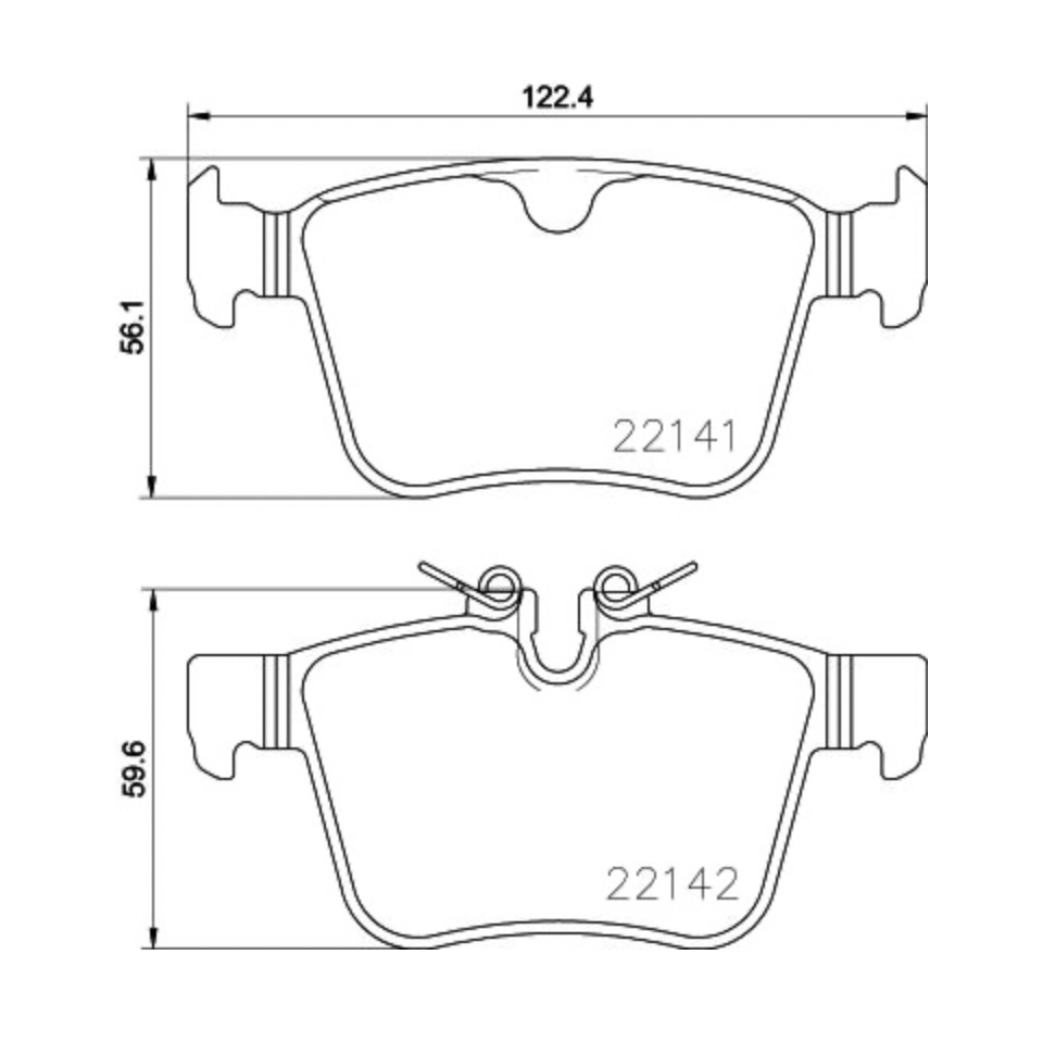 FAMOS BRAND GNAD1821 – Brake Pad Set, Disc Brake