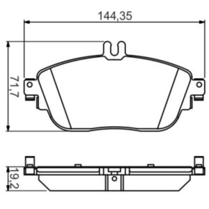 KAMOKA JQ101369 – Brake Pad Set, Disc Brake