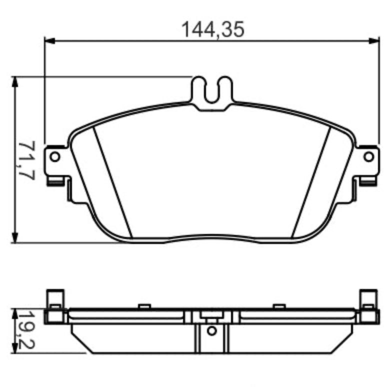 KAMOKA JQ101369 – Brake Pad Set, Disc Brake