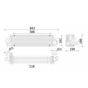 NISSENS 96103 – Charge Air Cooler