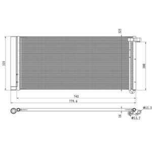 AHE 43584 – Condenser, air conditioning