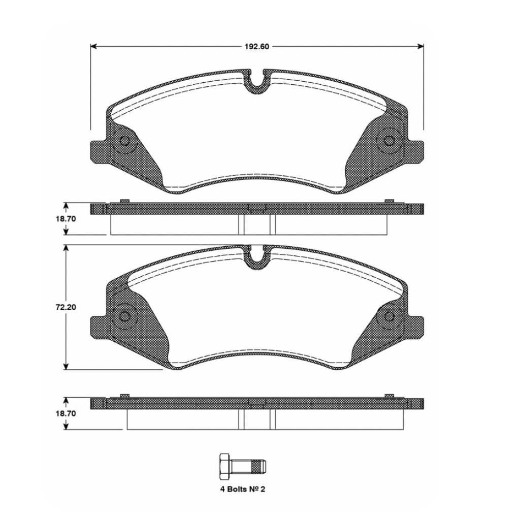 322045 EGT | Brake Pad Set, Disc Brake