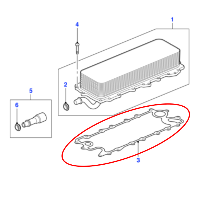 ELRING 925.960 | Gasket, oil cooler