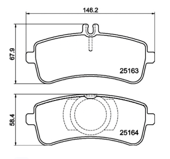 ROADHOUSE 21594.00 | Brake Pad Set, Disc Brake